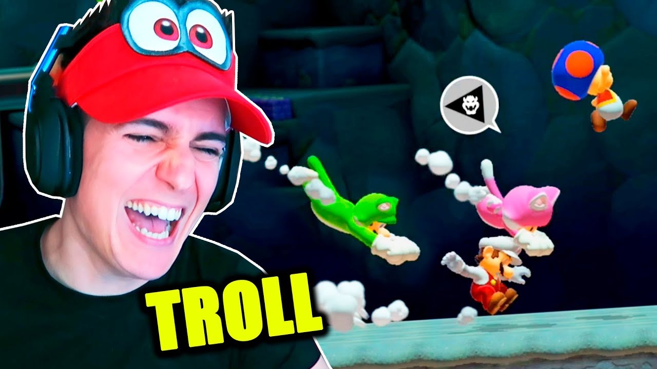 DESESPERACION Y TROLLEOS | Super Mario Maker 2 Multijugador - YouTube