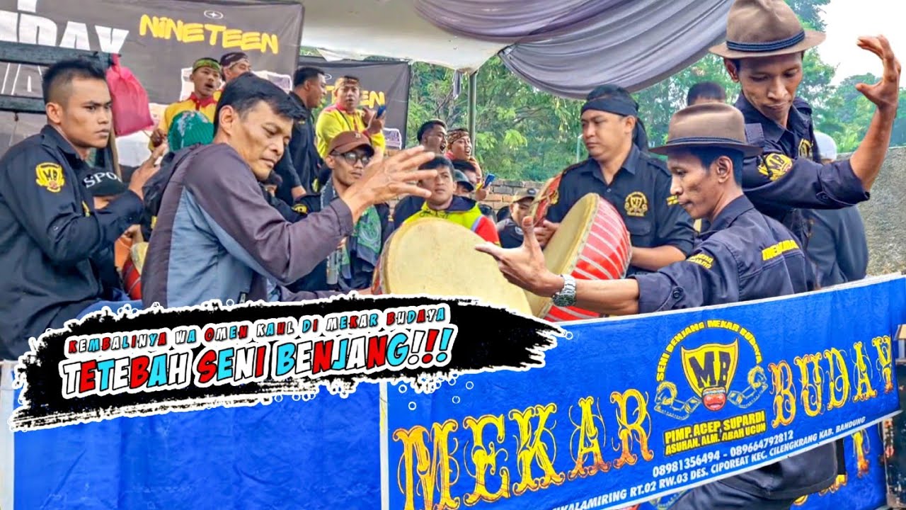 KEMBALINYA WA OMEN!!! PAKAULAN DI MEKAR BUDAYA - TETEBAH BENJANG - Seni Benjang Mekar Budaya