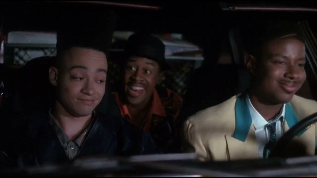 House Party (1990) - Kid and Sidney Goodnight Kiss Scene