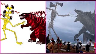 🔴 Live Shin Godzilla In Real Life | EPIC BATTLE OF GodzillA Vs King Kong, Siren Head Monster #56