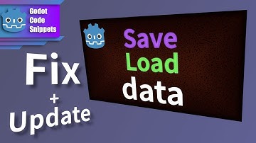 Updating the Data Manager snippet - Godot tutorial
