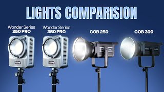 COB Light 250P& 300P vs Wonder Series 250 & 350 Pro: Ultimate Comparison
