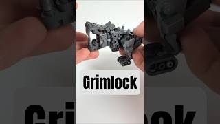 Lego Transformers Movie Grimlock! | T-rex transforms into a robot #shorts #legotransformers #lego