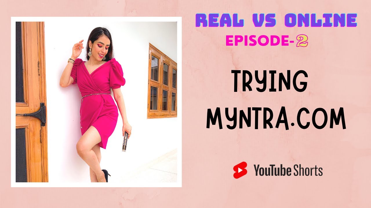 Real vs Online, Ep-2: Trying myntra.com | How it was online vs reality | Helping you BUY  #shorts
