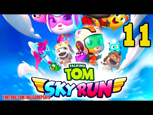 Baixe Talking Tom Fly Run: Novo jogo de corrida legal no PC com MEmu