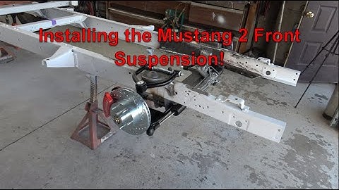 Hoe je een Mustang 2 voorwielophanging monteert in een Chevy Apache-truck uit 1958!