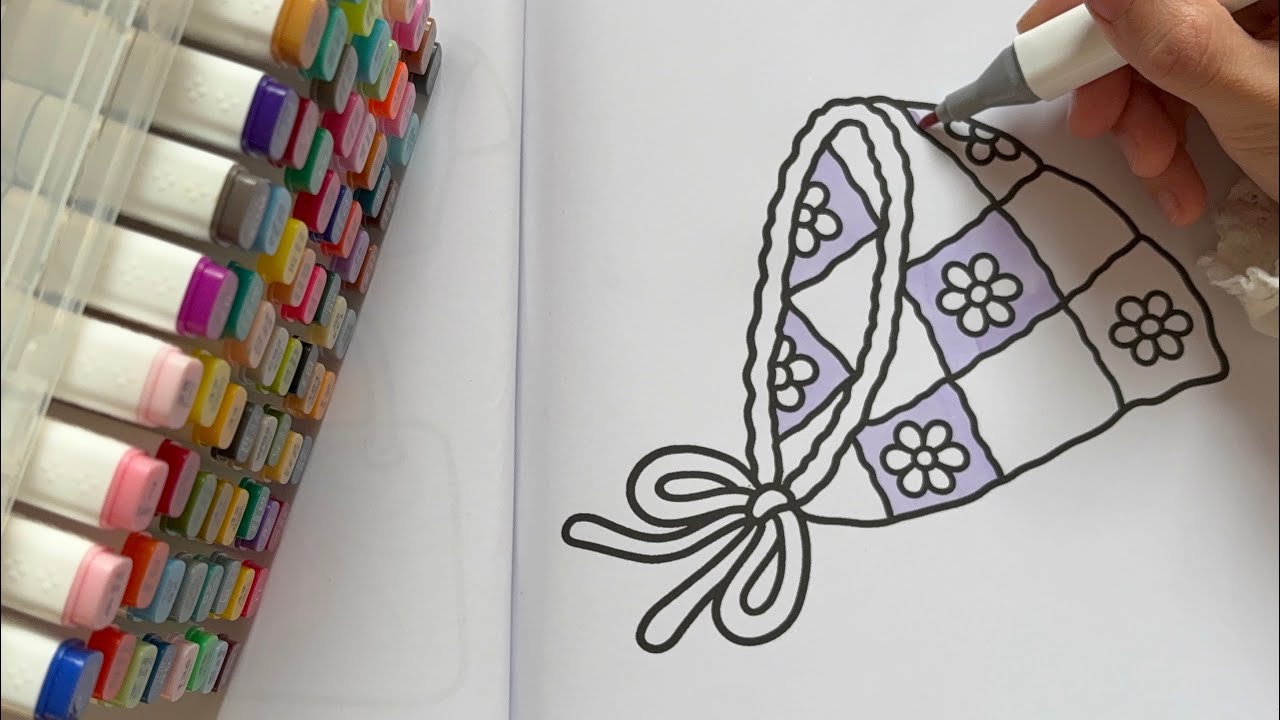 🎧ASMR Colouring Book for Relaxation🎨