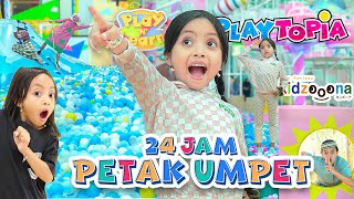 24 JAM LEIKA MAIN PETAK UMPET BARENG TOMPEL DAN AYAH KOMPILASI VLOG 1 JAM