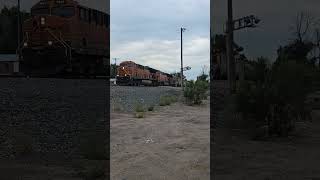 BNSF 3843 Mixed Freight! Royer St Crossing!