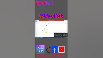 MS Word Tips: Create 📞 Emoji Using Unicode 1F4DE | Shahi Learning Academy