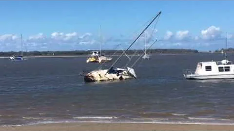 Broadwater - Yacht Half Sinking