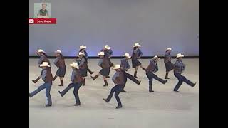 Video thumbnail of "Arreando las vacas (con pasos básicos) Baile folcklorico del estado de Baja California, México"