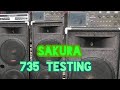 VIDEOKE TIPS/ TESTING SAKURA 735, SPEAKER  DUAL SIZE 15