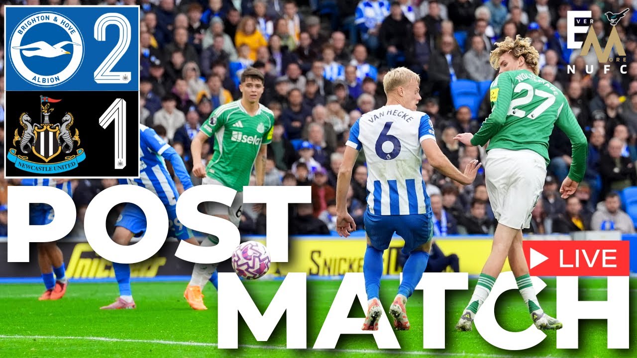 NO CREDIT AT THE AMEX | Brighton 2-1 Newcastle United | NUFC LIVE PREMIER LEAGUE MATCH REACTION