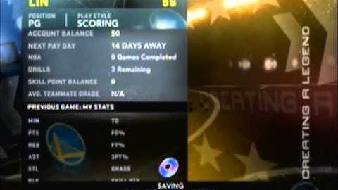 NBA 2K12 Create a Legond ft Jeremy lin