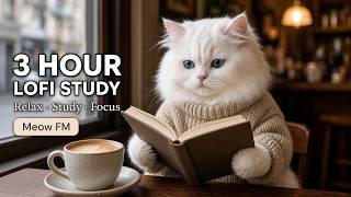 📚🐾 3 Hour Lofi Study Cat | Soft Music to Relax · Study · Focus | Meow FM 🐱📻 screenshot 1