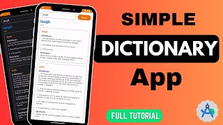 How to make Dictionary app  | Android Studio | 2024 screenshot 2