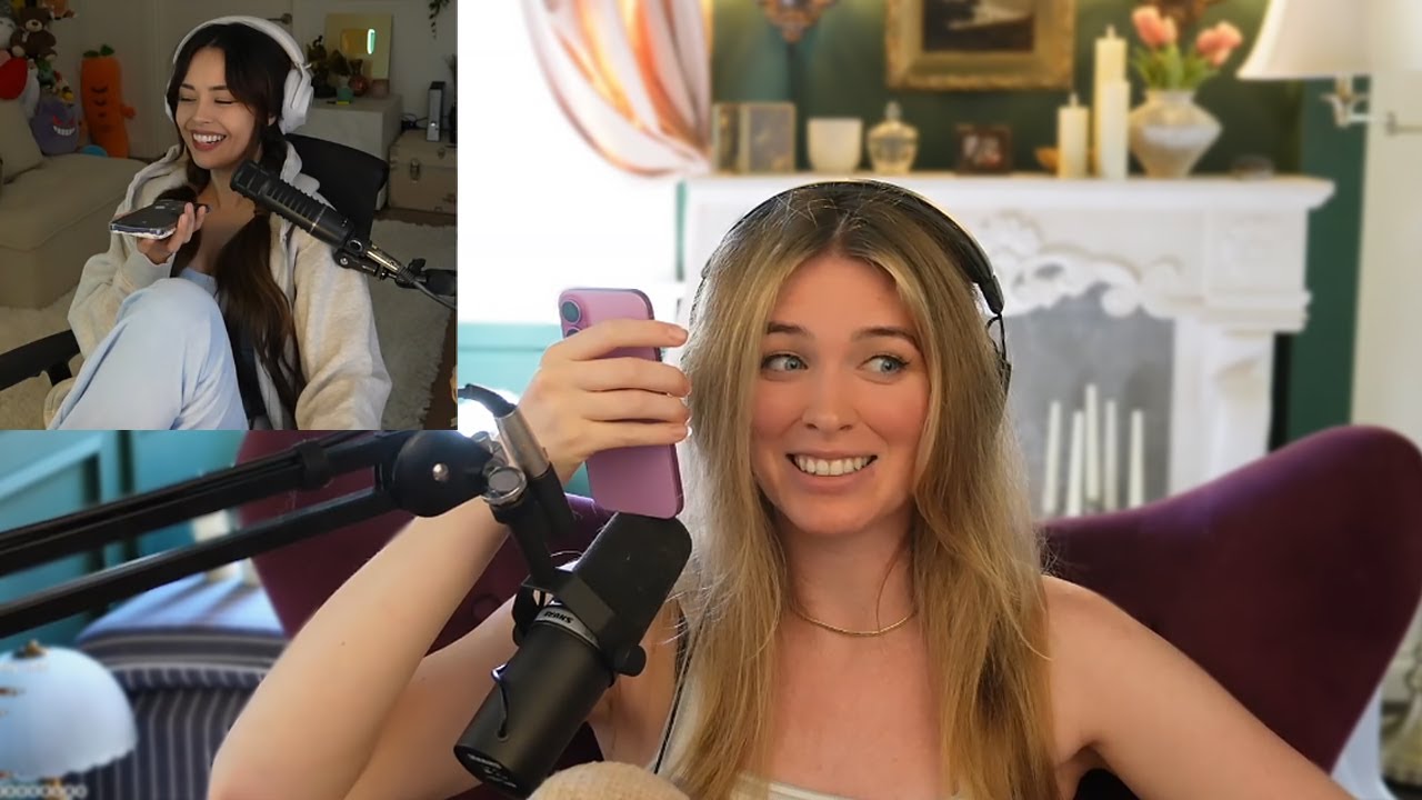 QTCinderella calls Valkyrae to cheer her up