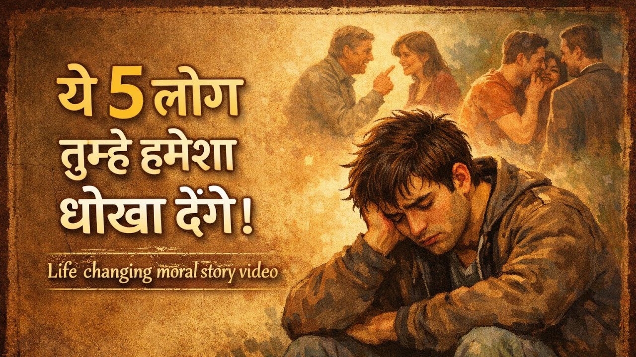 😡 इन 5 लोगों को कभी दोस्त मत बनाना - Chanakya Niti  | life changing Hindi Moral story video