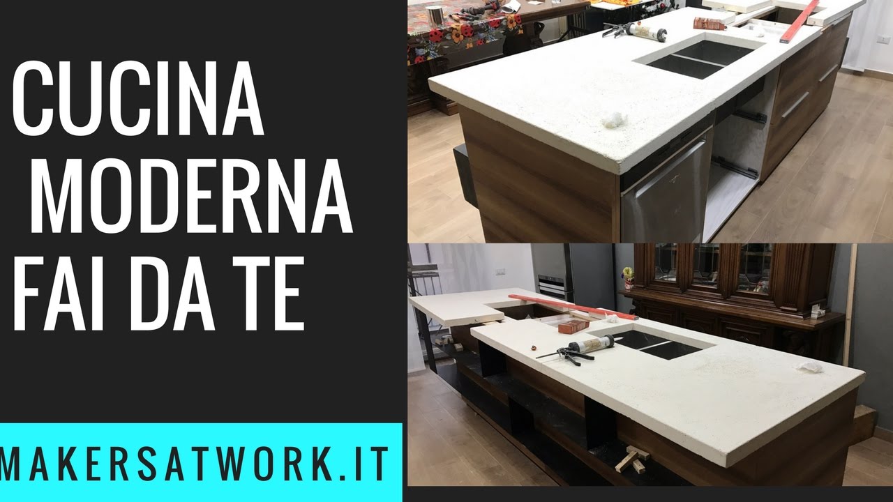 Come costruire una cucina moderna vol 1 (struttura) fai da te ... Costruire una cucina in legno