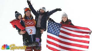 How David Wise overcame a blizzard and equipment issues for incredible Olympic golds | NBC Sports