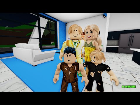 😲 ZENGİN AİLE SOKAK ÇOCUKLARINI EVLAT EDİNDİ !!! 😲 | ROBLOX BROOKHAVEN RP