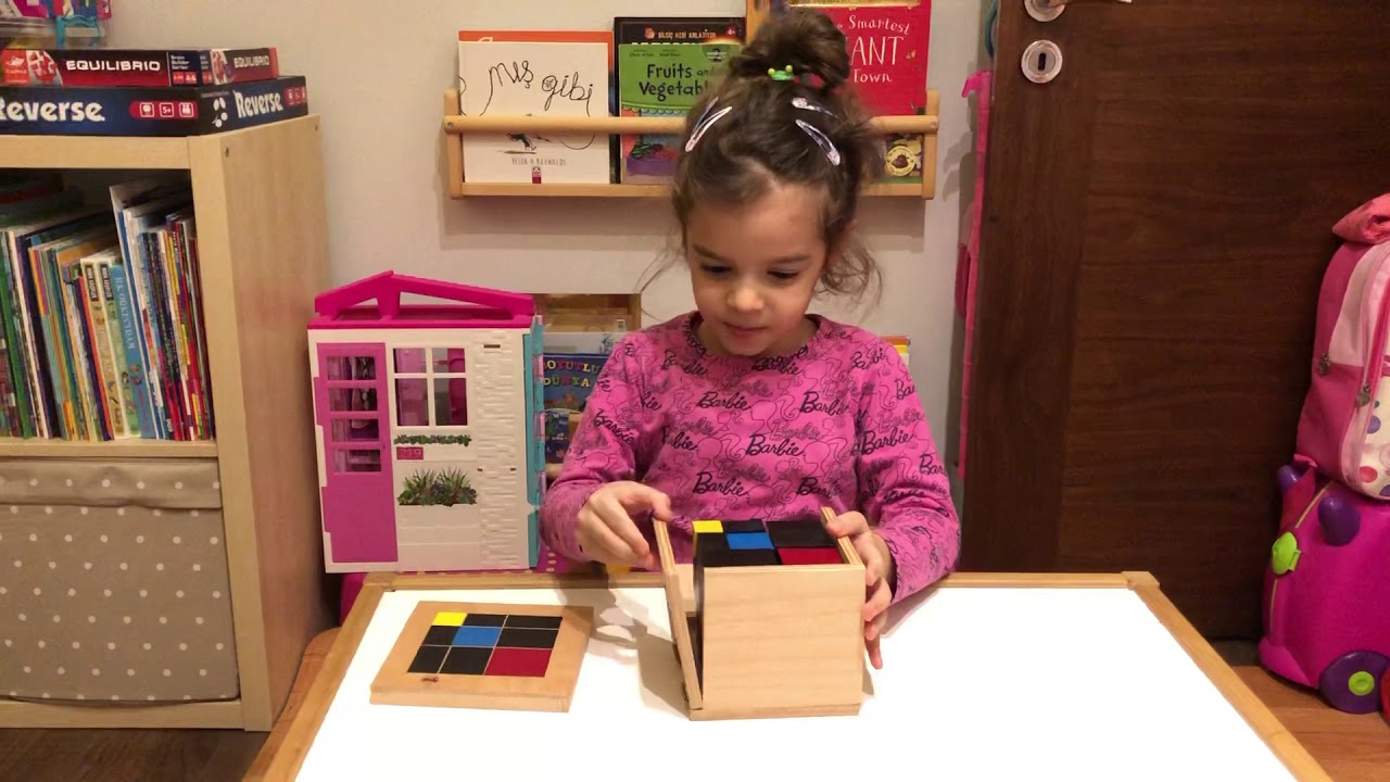 İdil Deniz ile Montessori - Trinomik Küp ( Trinomial Cube) 1. Bölüm