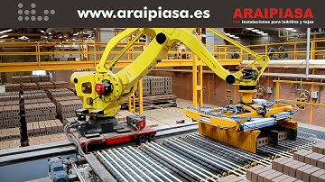 Setting robot for kiln car - ALL IN ONE system