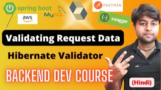 🔥Simplest way of Validating Data using Bean Validator in Spring Boot | Backend Course [Hindi]