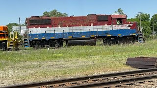 Trains on a Windy Wednesday @ Durand, MI (HESR + 2 CN's) (5/22/24)