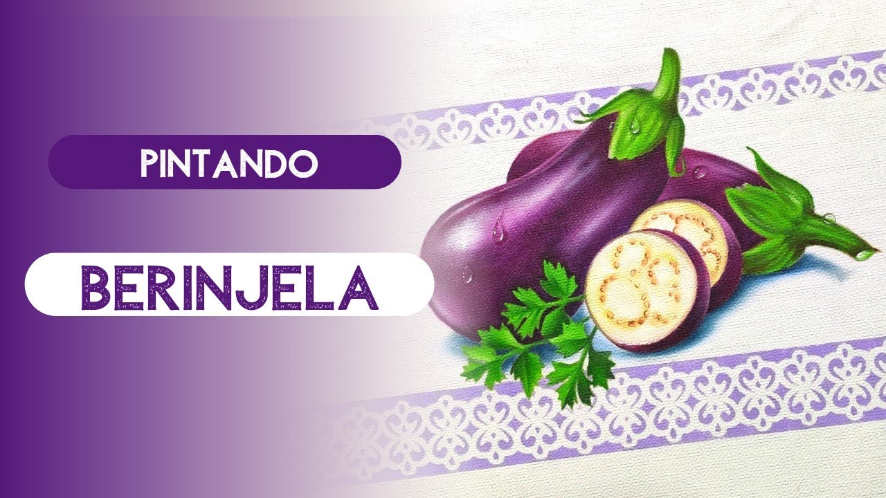 Como Pintar Beringelas em Tecido