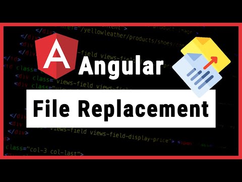 Reduce angular app bundle size using file replacement