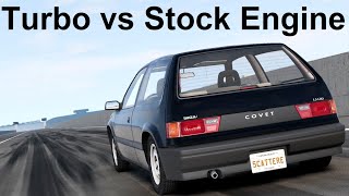 How Much Boost Can The Stock Remastered Covet Take? BeamNG. Drive Update