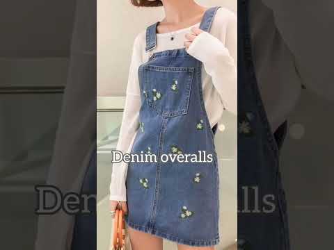 Denim overalls looks