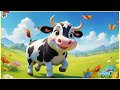Moo Moo Baby Cow 🐄 | Catchy Animal song 🎵