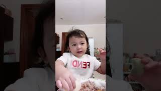 Lucunya Thania Putri Onsu Lagi Makan Gemesh