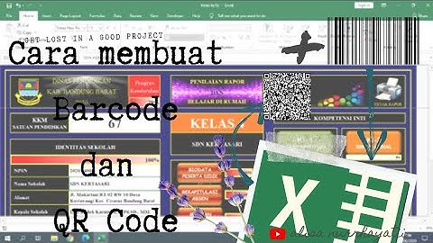 CARA MEMBUAT BARCODE SENDIRI DI EXCEL || TUTORIAL