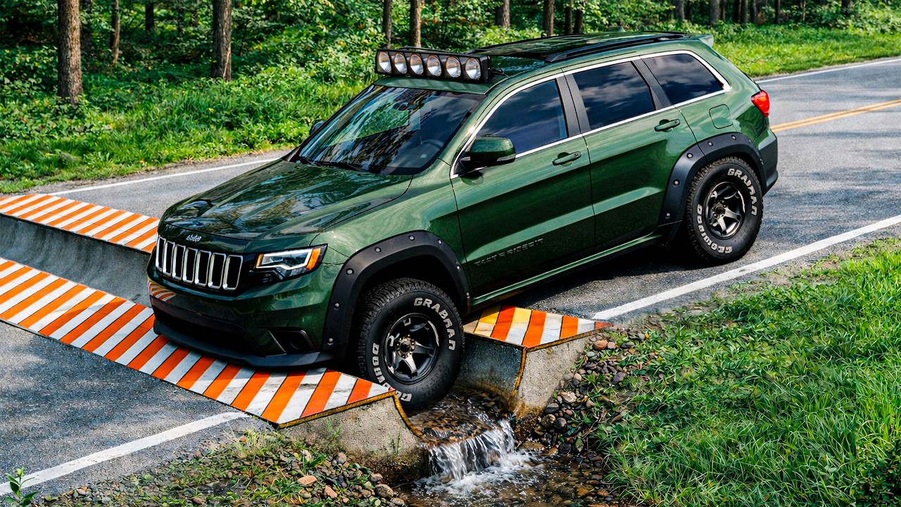 Cars vs Upside Down Speed Bump Challenge - BeamNG drive