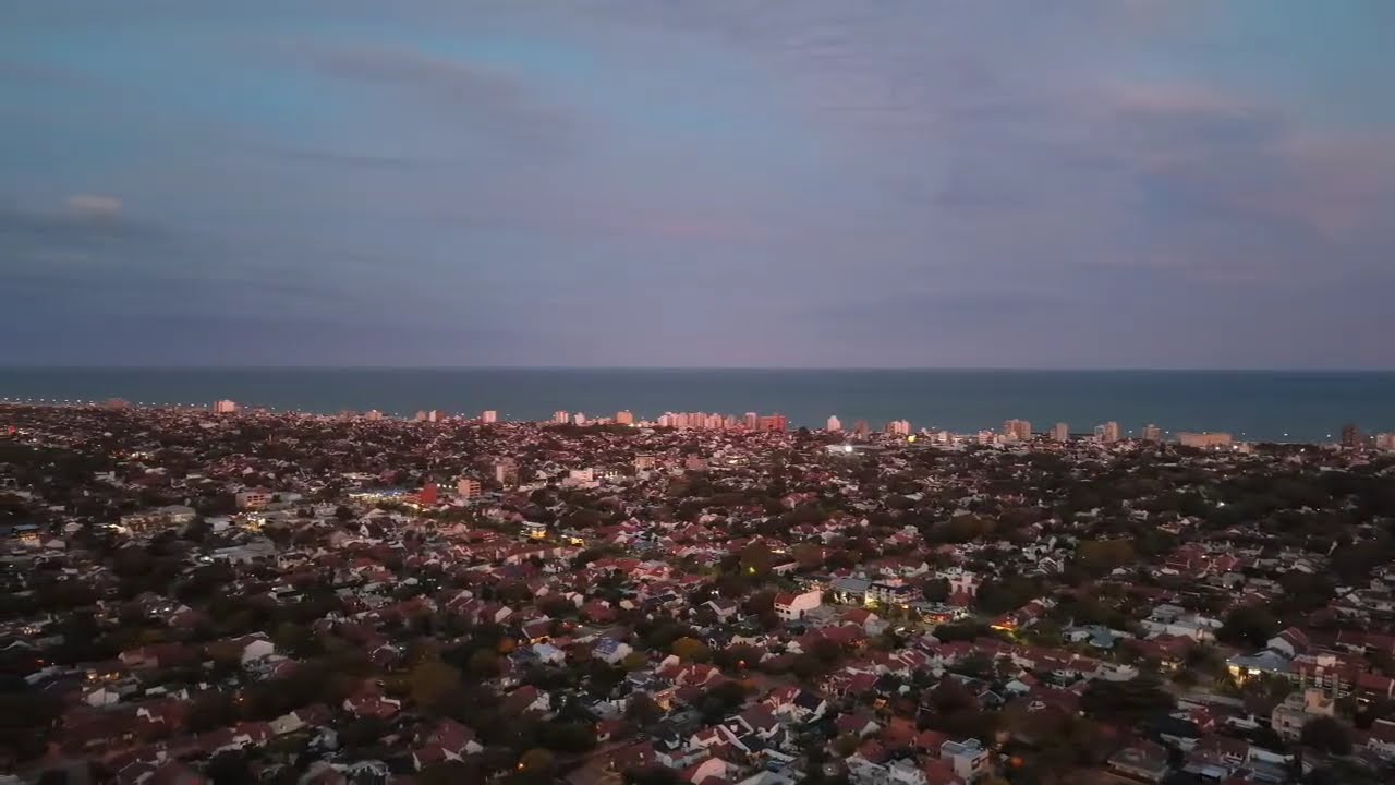 Atardecer en Mar del Plata EN VIVO 🌅 | La Costa desde el Aire (Chill & Relax) (Drone)