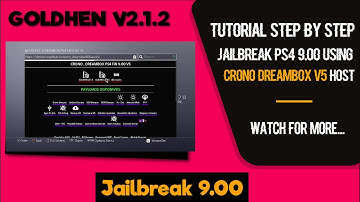 PS4 9.00 Jailbreak Using CRONO DREAMBOX V5 Host | GoldHEN V2.1.2