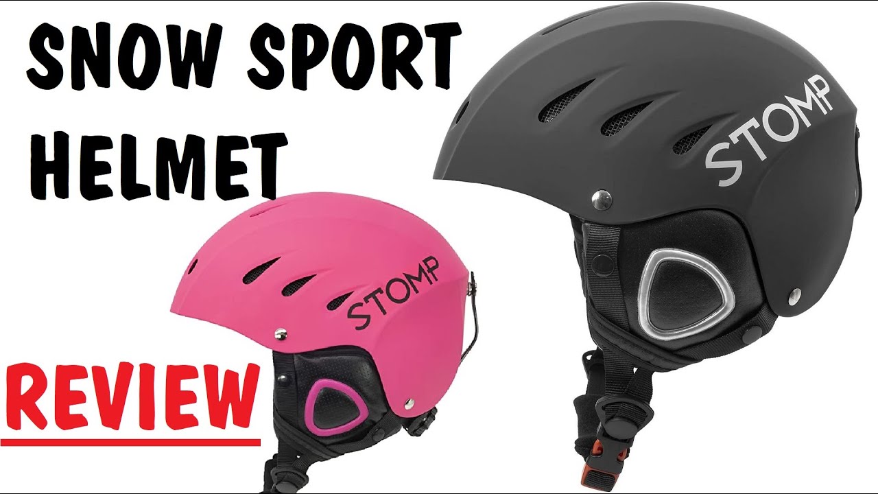 STOMP Helmet Ski & Snowboarding Snow Sports Helmet REVIEW AND UNBOXING
