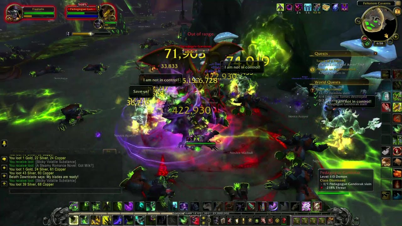 World of Warcraft Class Dismissed Legion Assault Highmountain World Quest Guide