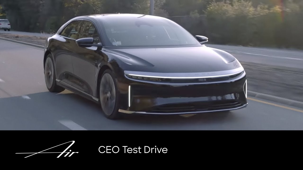 ⁣CEO Test Drive | Lucid Air | Lucid Motors