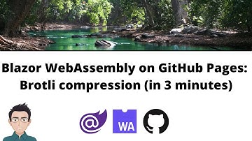 Blazor WebAssembly on GitHub Pages: enable Brotli compression for better performance (in 3 minutes)