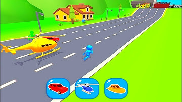 Shape Shifting Game | Game Play Trick | Level 2 NOOB PRO HACKER (iOS, Android)