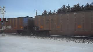 BNSF 6048 w/loaded DAPX coal 2/6/21