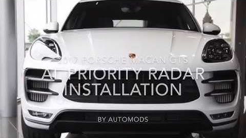 Porsche Macan ALP Radar Install