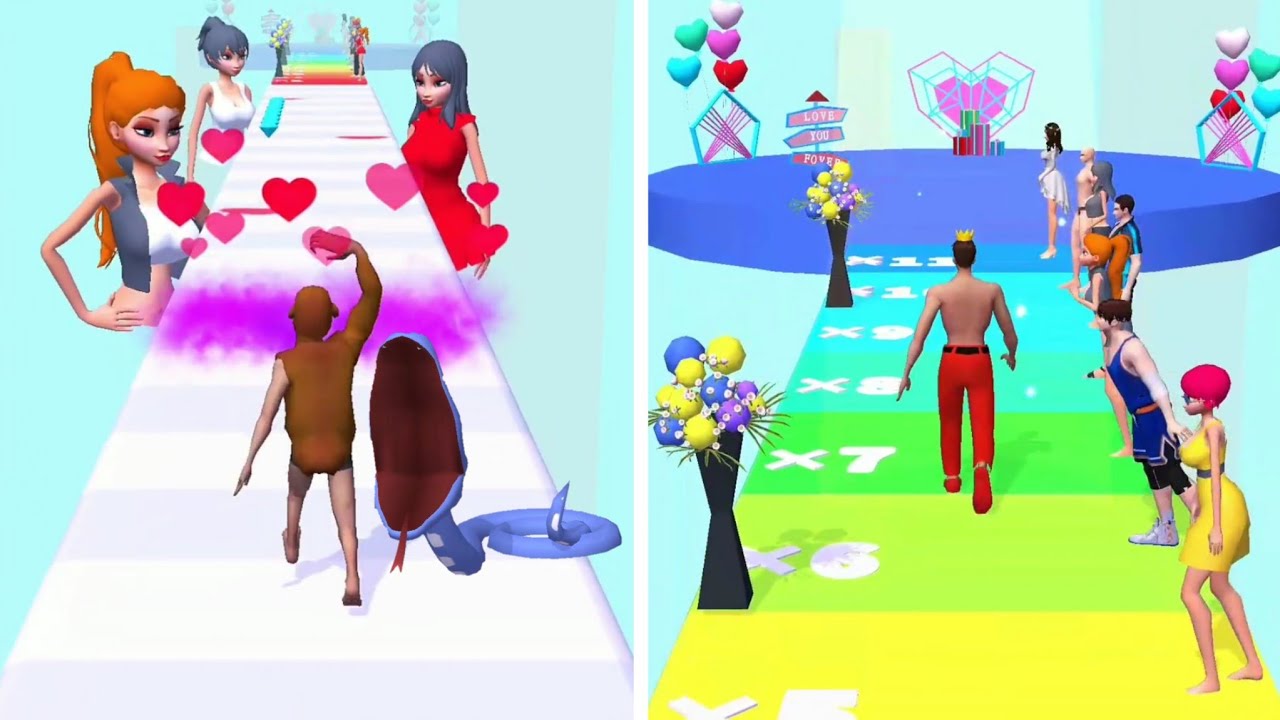 FrogPrince Rush 🐸💋 All Levels Gameplay Android,iOS