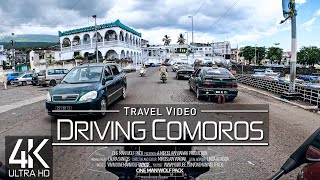 【4K 60fps】🇰🇲 2 ½ HOUR RELAXATION FILM: 🏍️ «Driving in The Comoros (Africa)» Ultra HD 📺 UHD AmbientTV