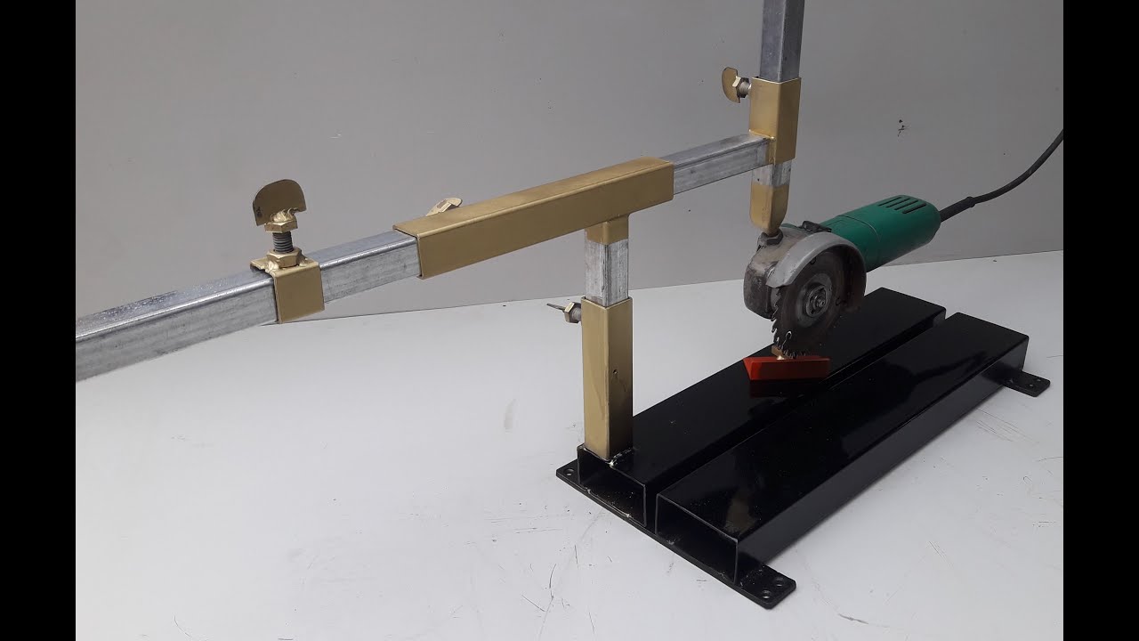 ⁣Sliding Angle Grinder Stand | Homemade Angle Grinder Support